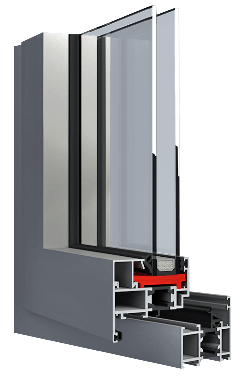 Okno aluminiowe - ALUPROF MB-60 / MB-60 HI