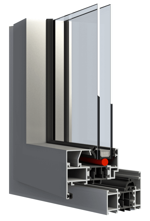 Okno aluminiowe - ALUPROF MB-70 / MB-70 HI